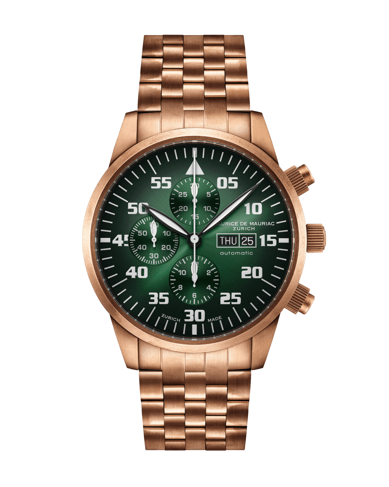 Chrono Uhr aus Bronze von Maurice de Mauriac Zürich