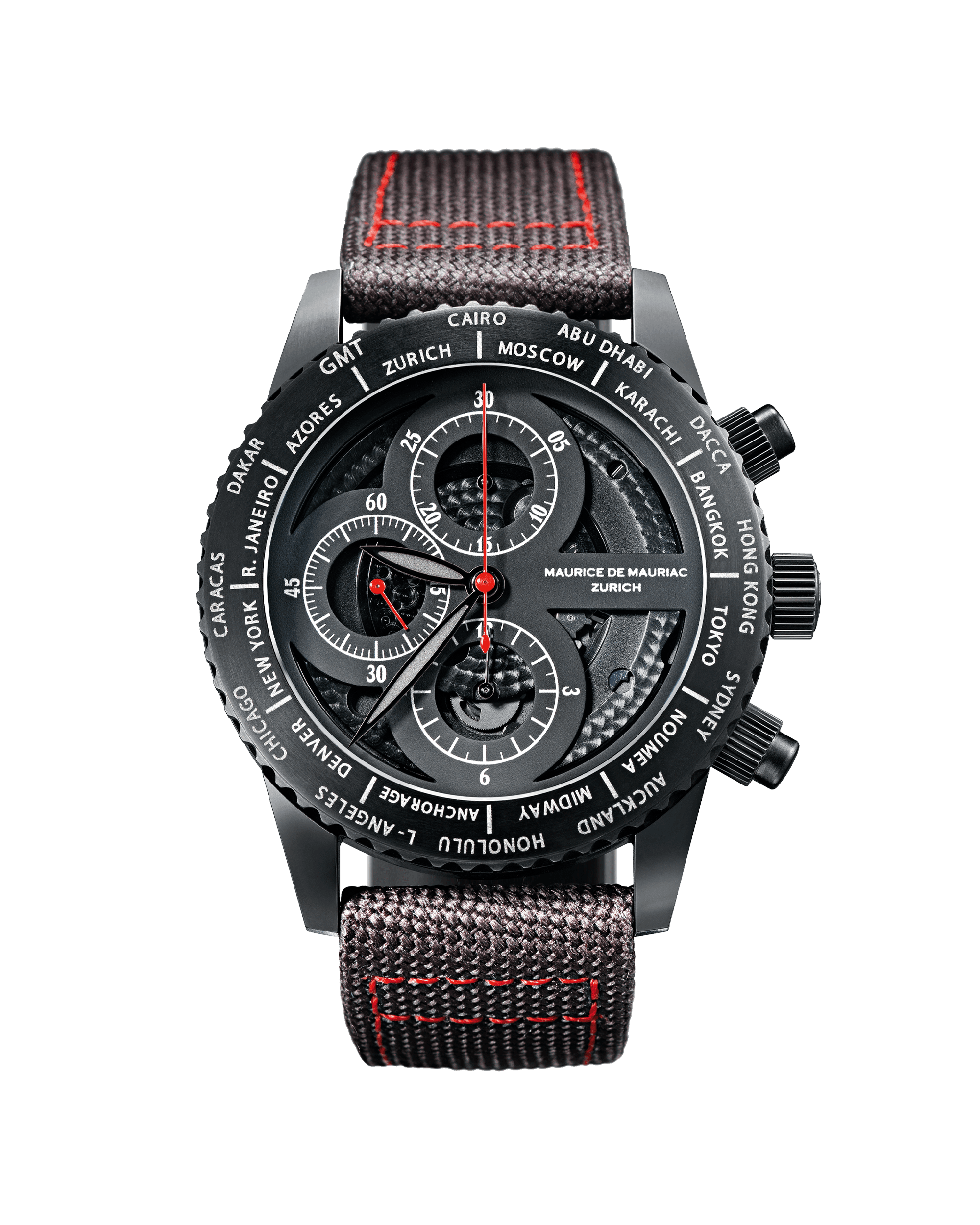 Chrono Modern Diver Skeleton PVD Rot
