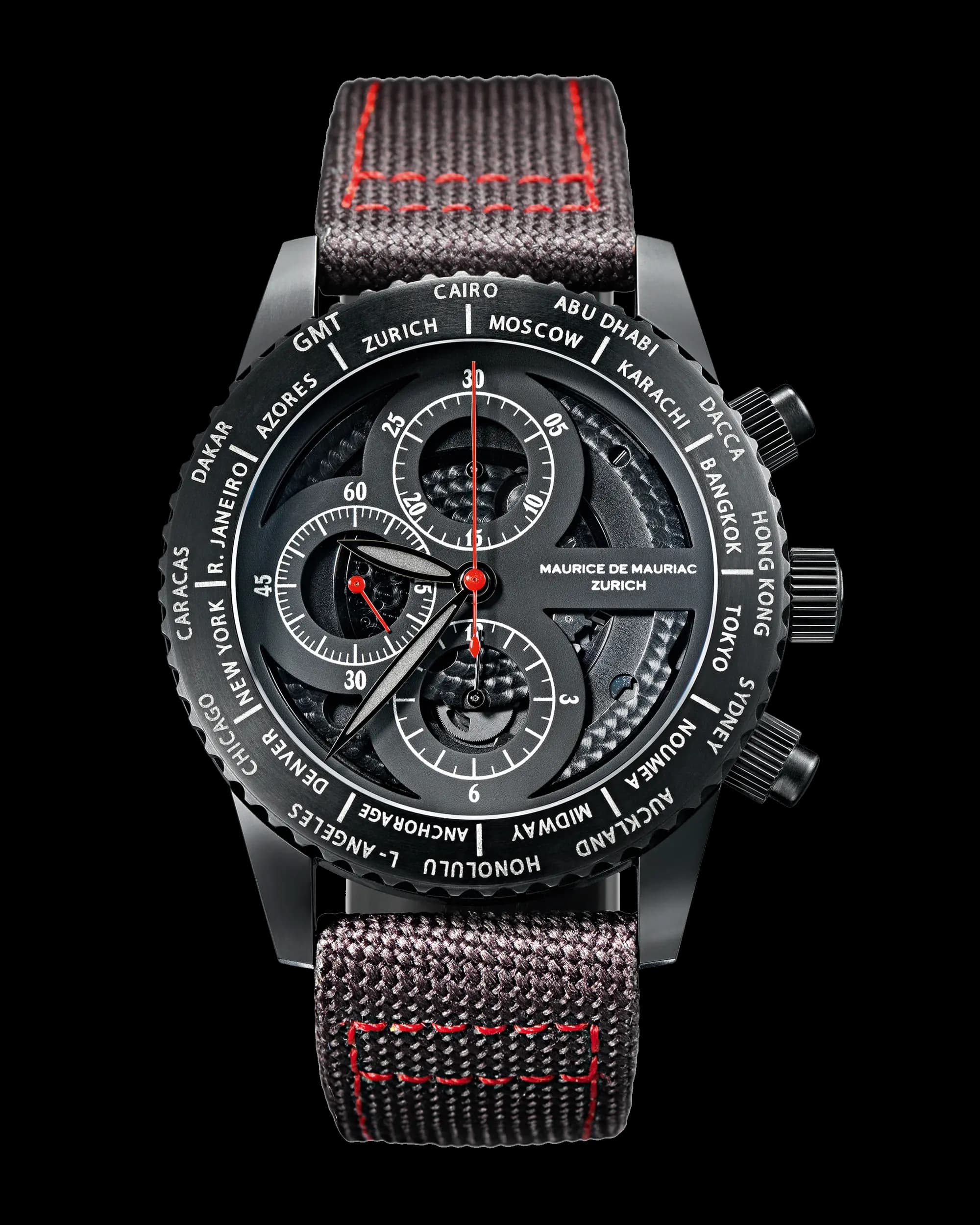Chrono Modern Diver Skeleton PVD Rot
