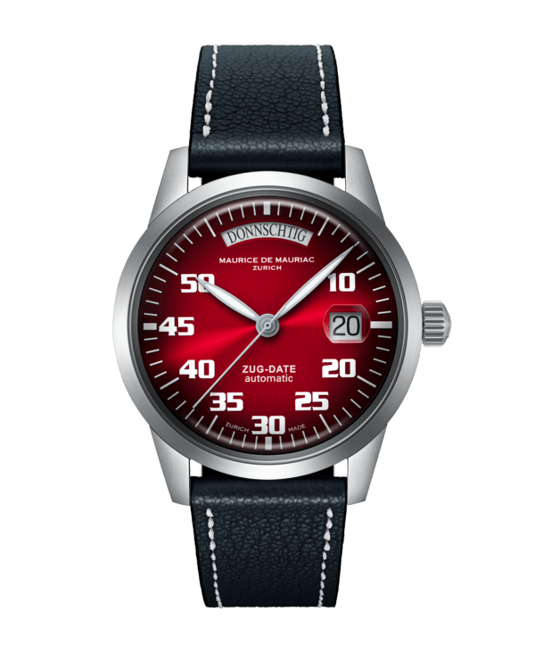 Automatic Modern: „Zug Date“ Kirschrot