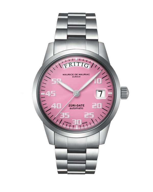 Automatic Modern: „Züri Date“ Cherry Blossom mit Stahlband