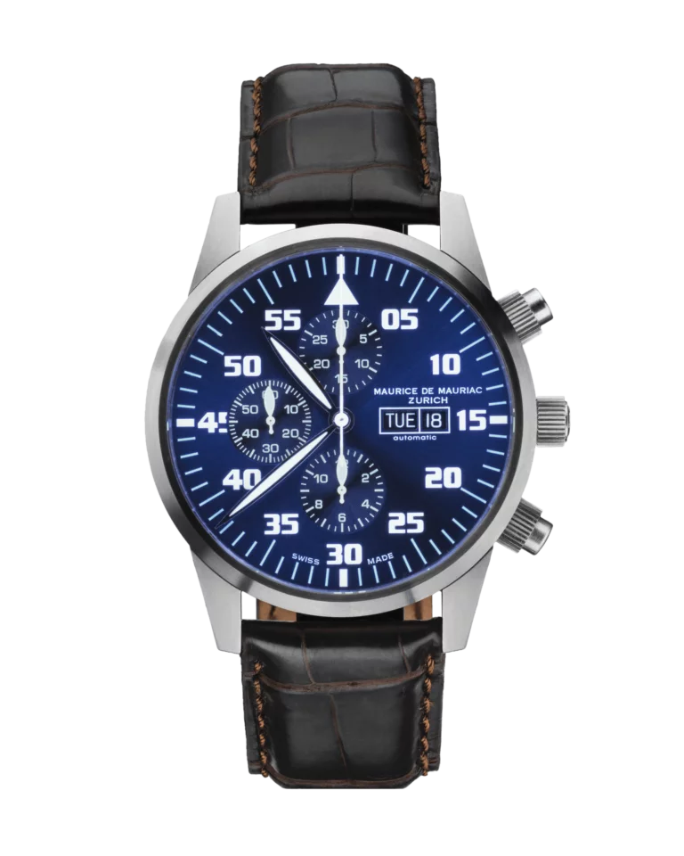Zürcher Chrono Modern Steel „Deep Blue“