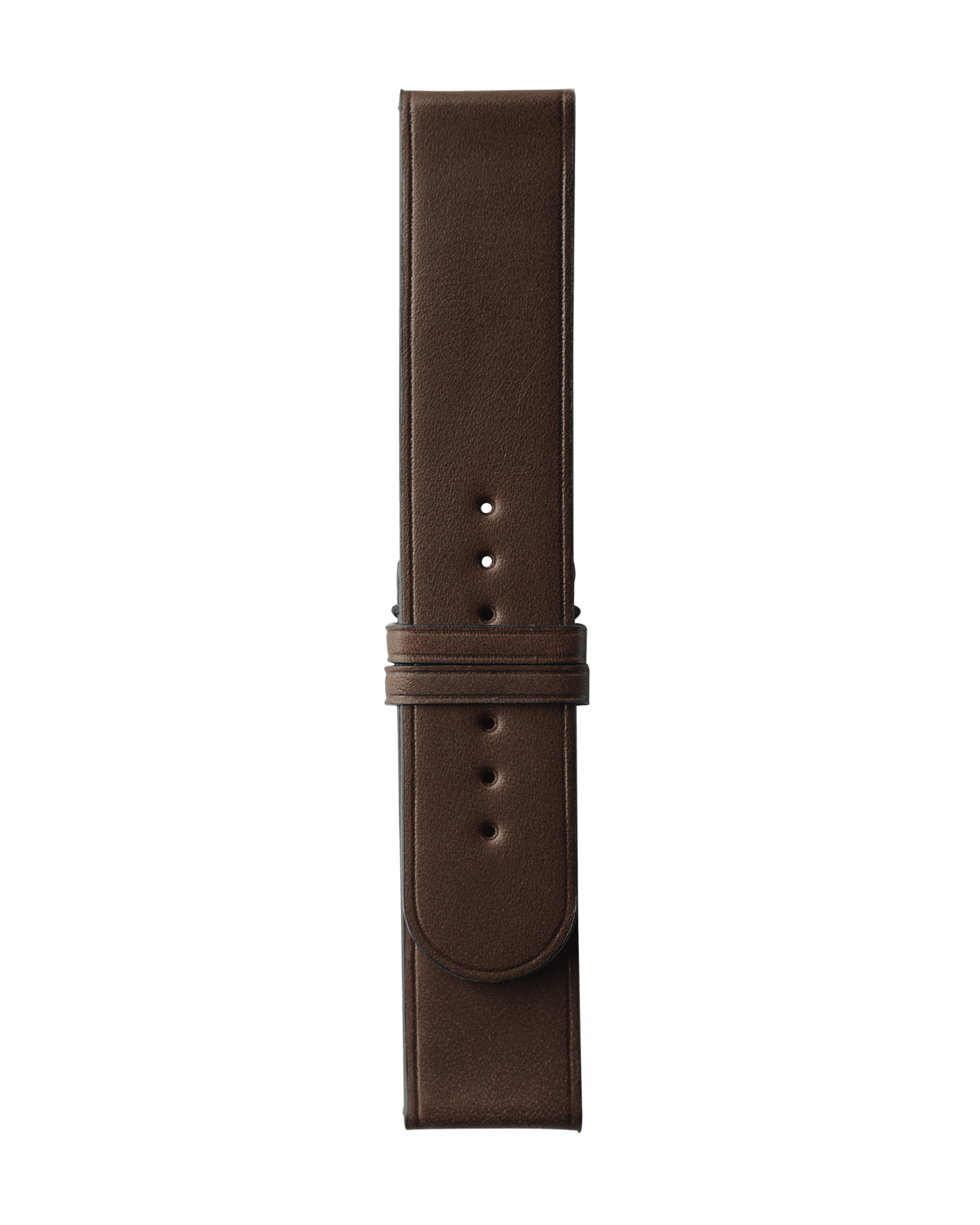 braunes Uhren Lederband, von Hand gefertigt
