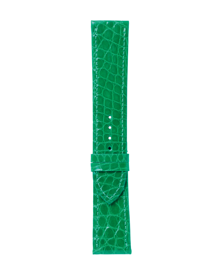 Hellgrünes Krokoband