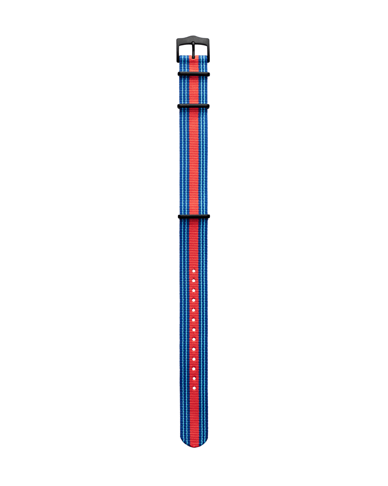 rot, blaues Textilband für Uhren