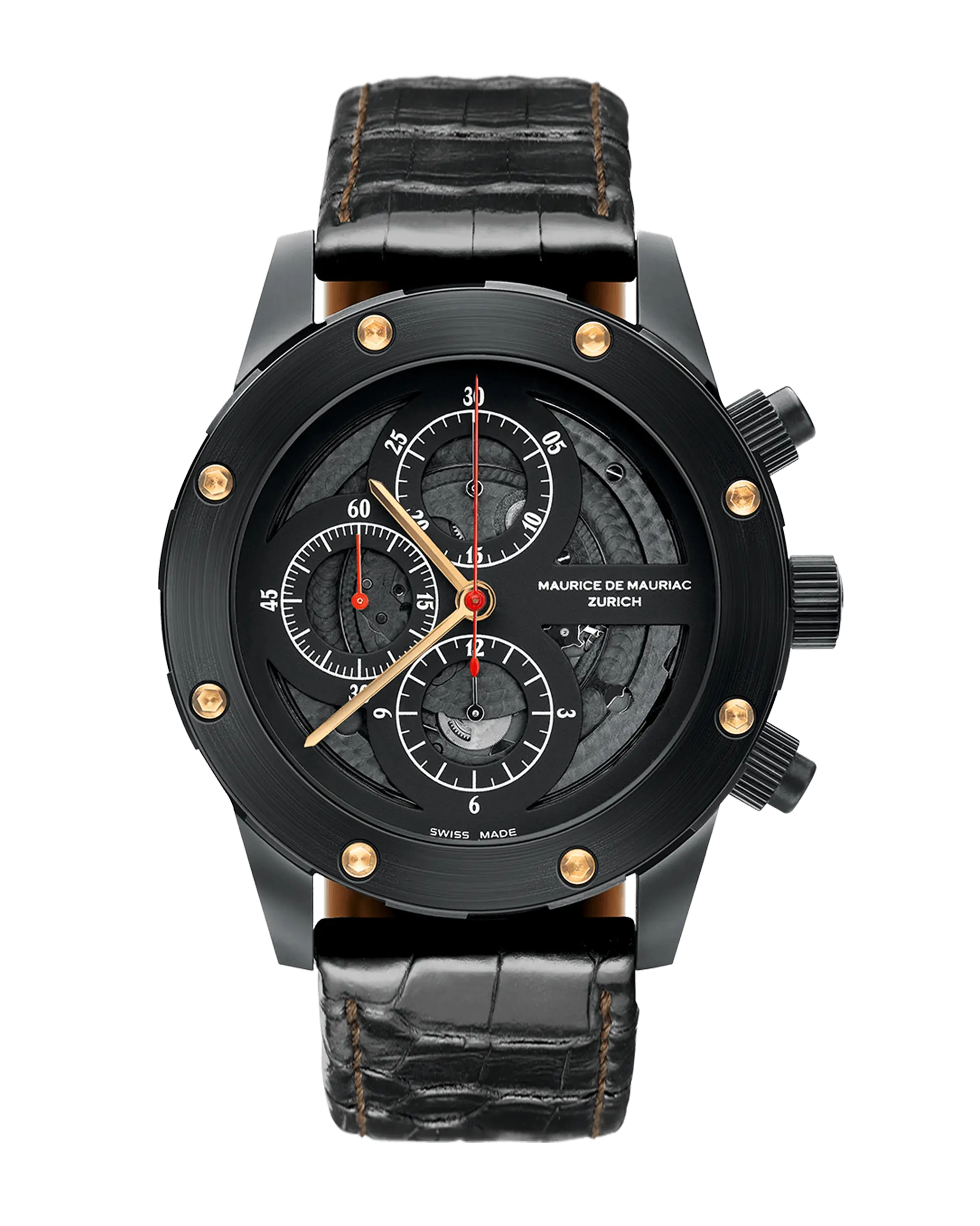 Chrono Modern Diver Skeleton PVD Gold