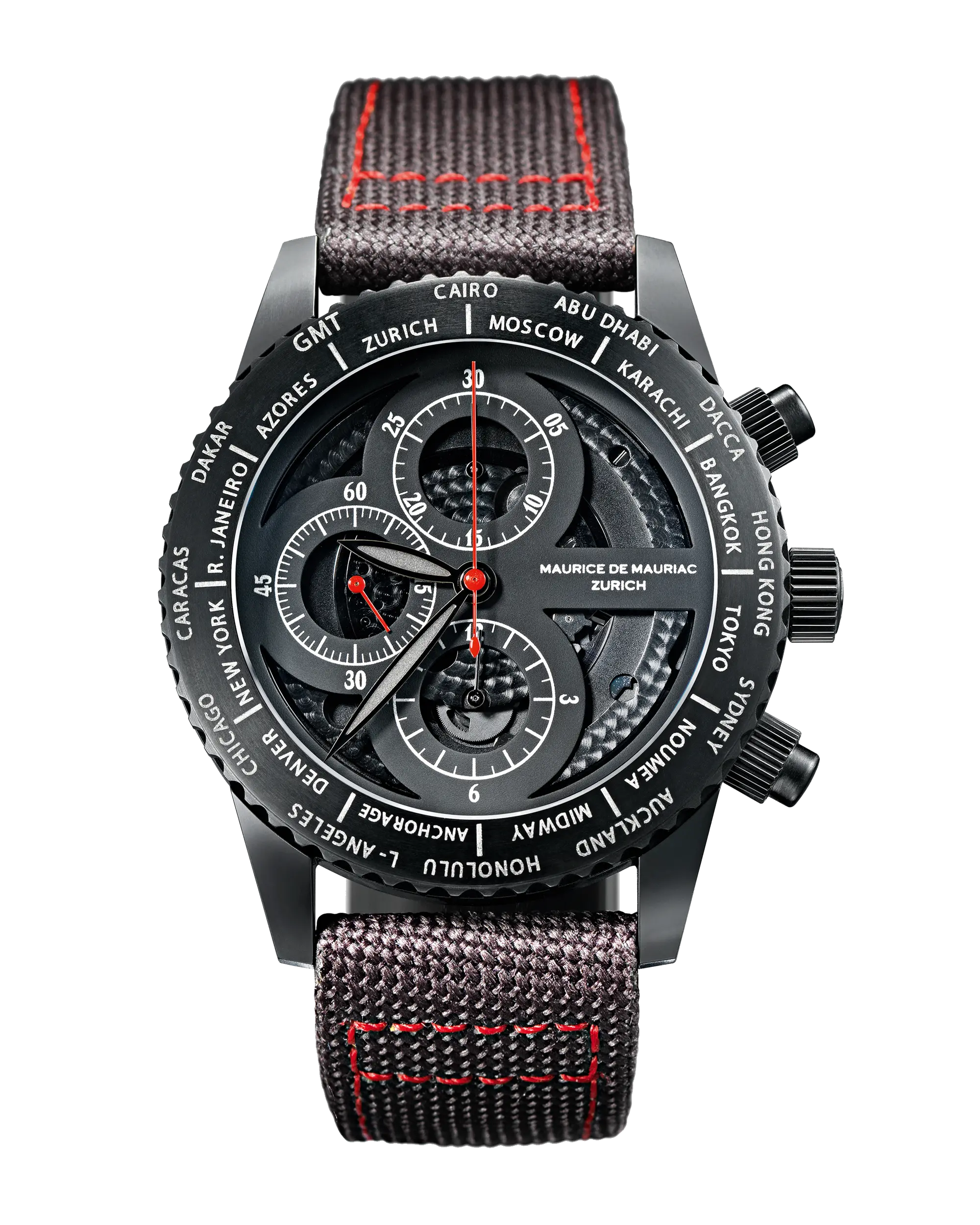 Chrono Modern Diver Skeleton PVD Rot