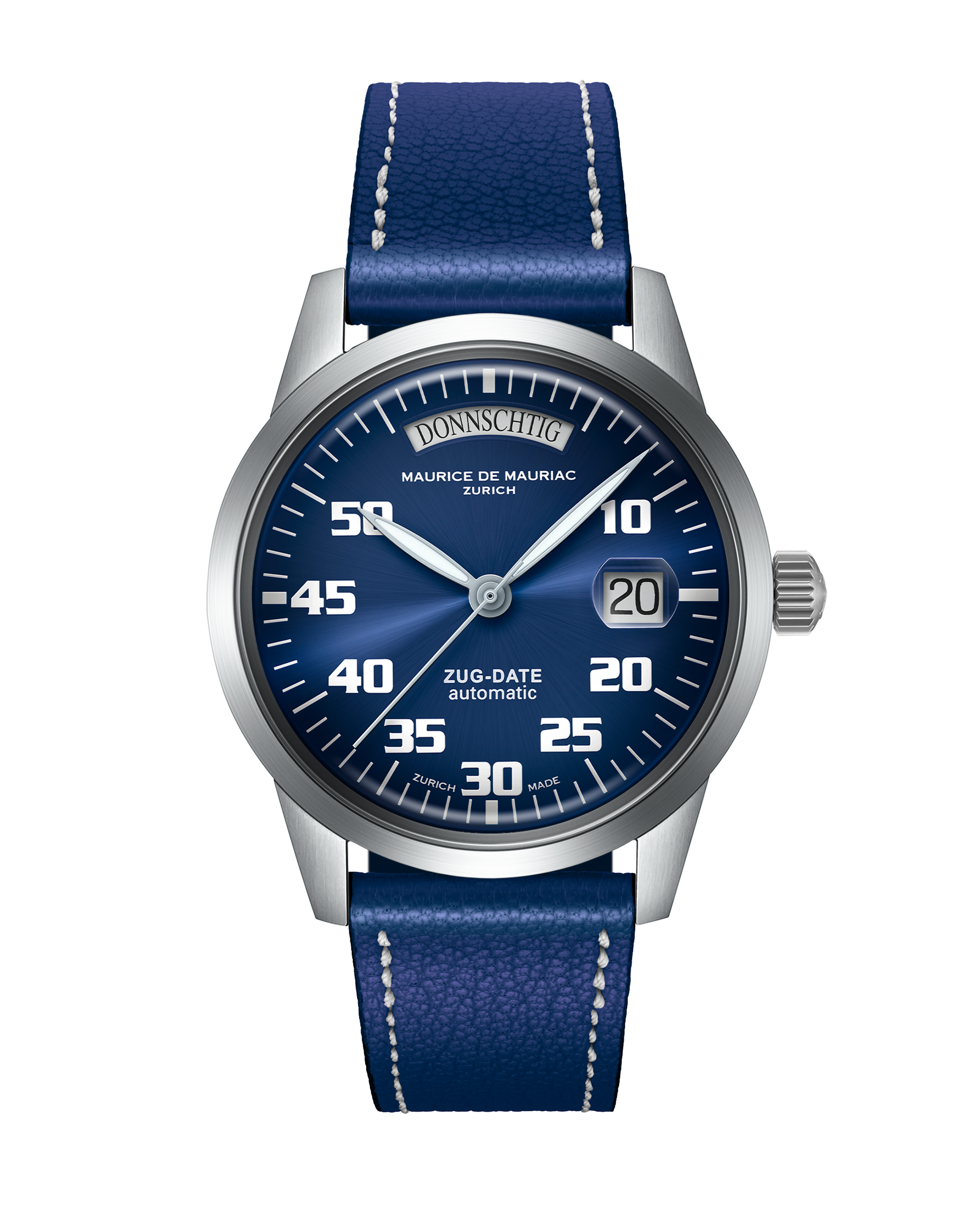 Automatic Modern: „Zug Date“ Blau