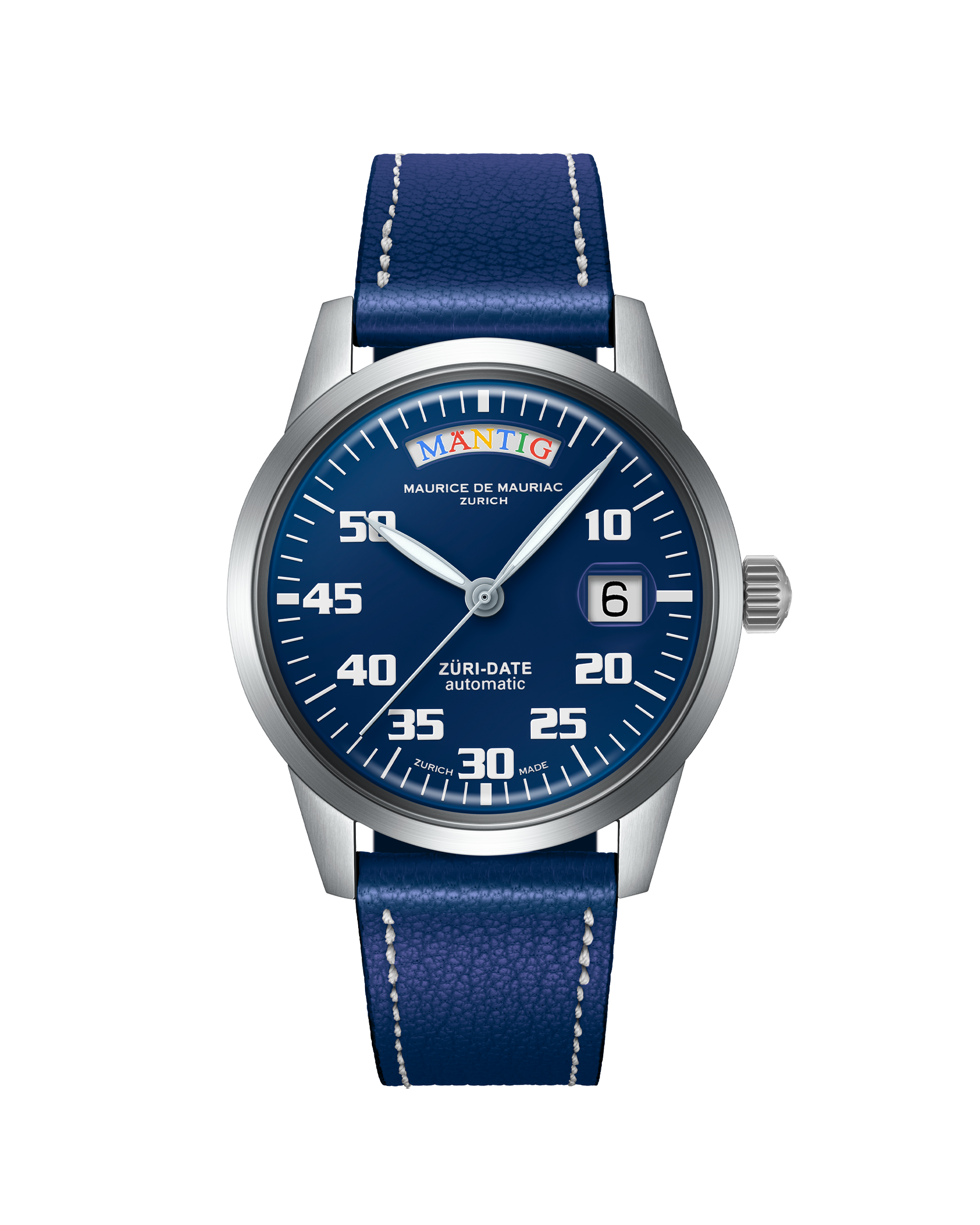 Automatic Modern: „Züri Date“ WATCHES@ Limited Edition BLUE