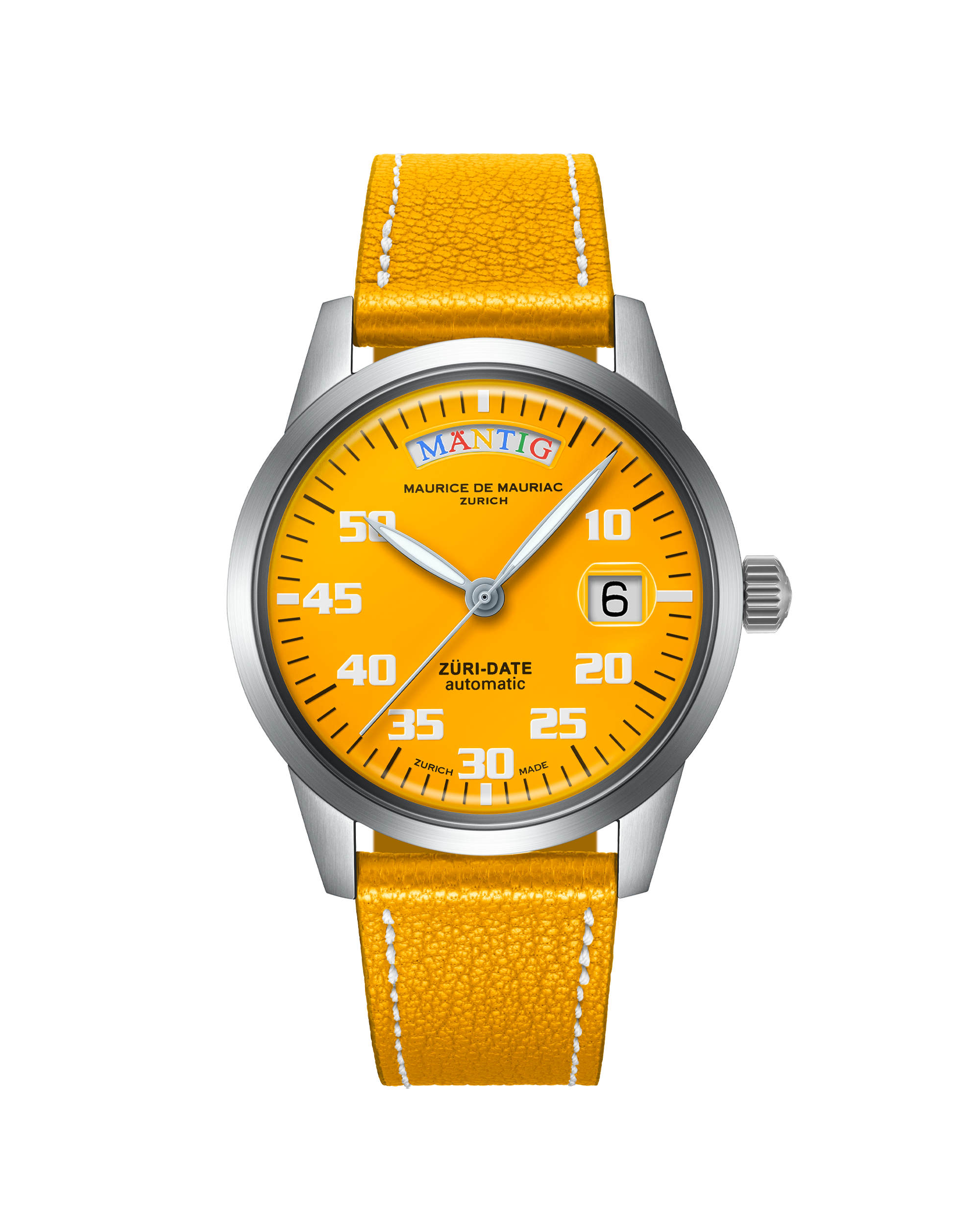 Automatic Modern: „Züri Date“ WATCHES@ Limited Edition YELLOW