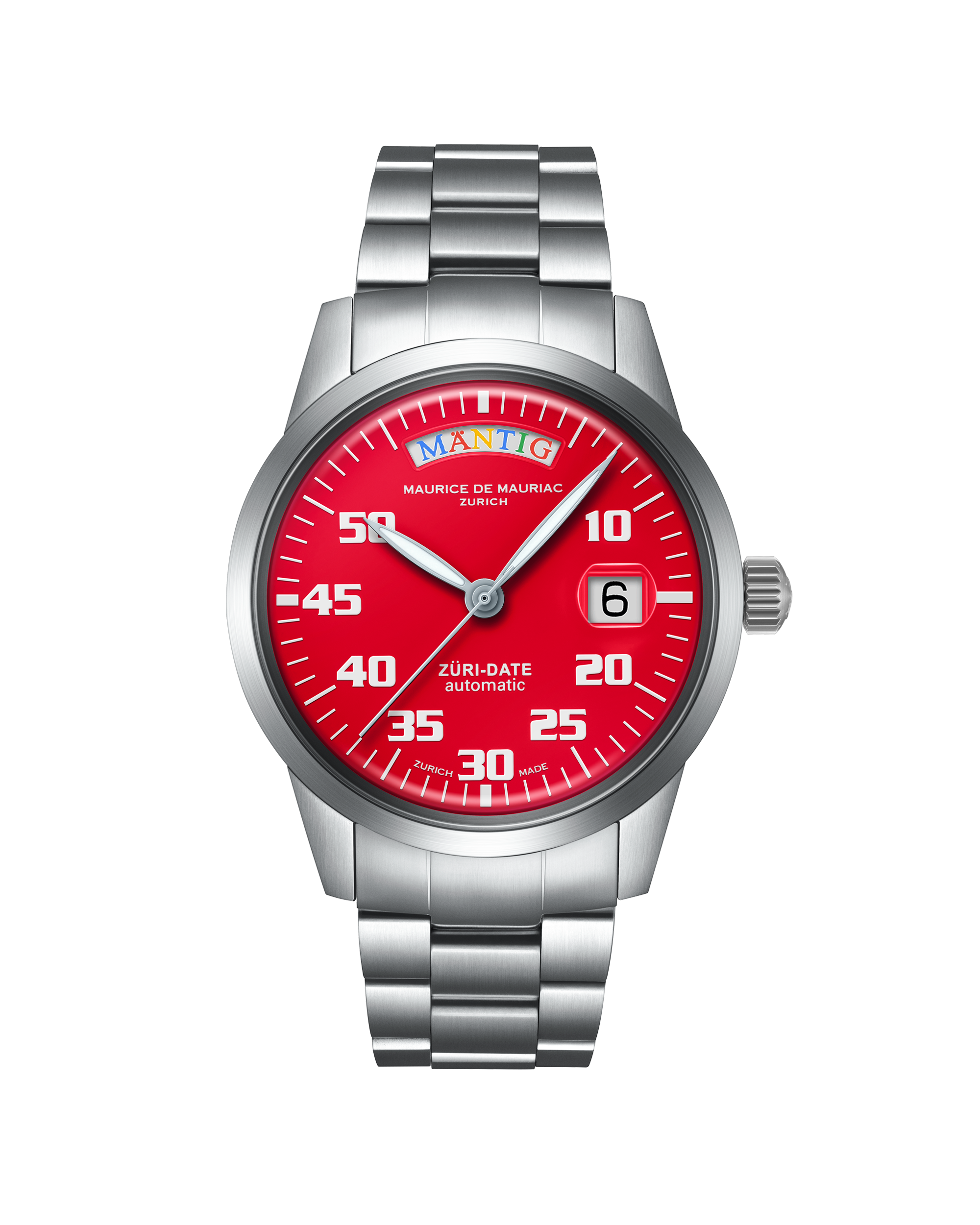 Automatic Modern: „Züri Date“ WATCHES@ Limited Edition RED