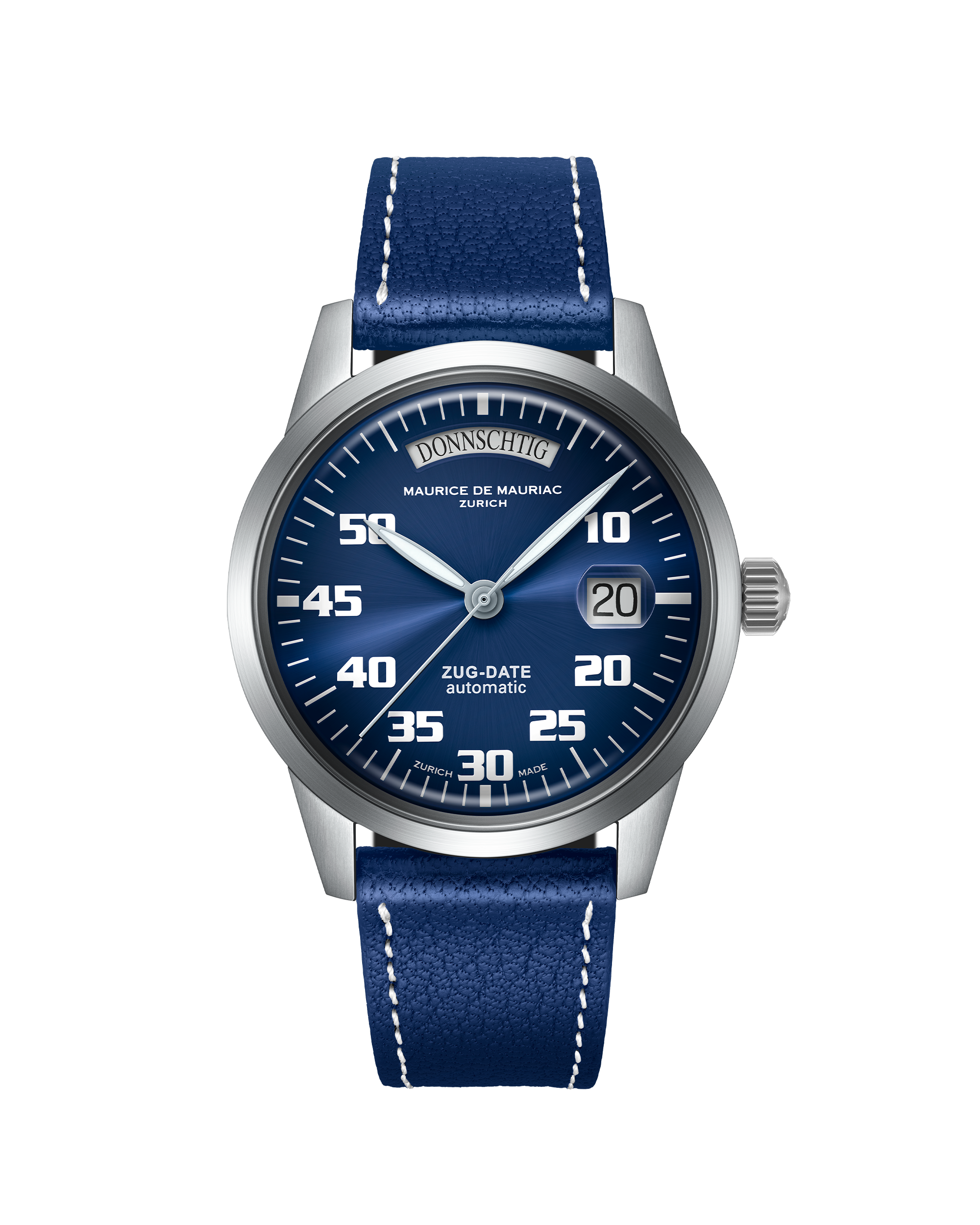 Automatic Modern: „Zug Date“ Blau