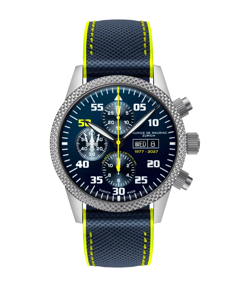 Chrono Modern “Maserati Club Switzerland” Jubilee Edition Gelb
