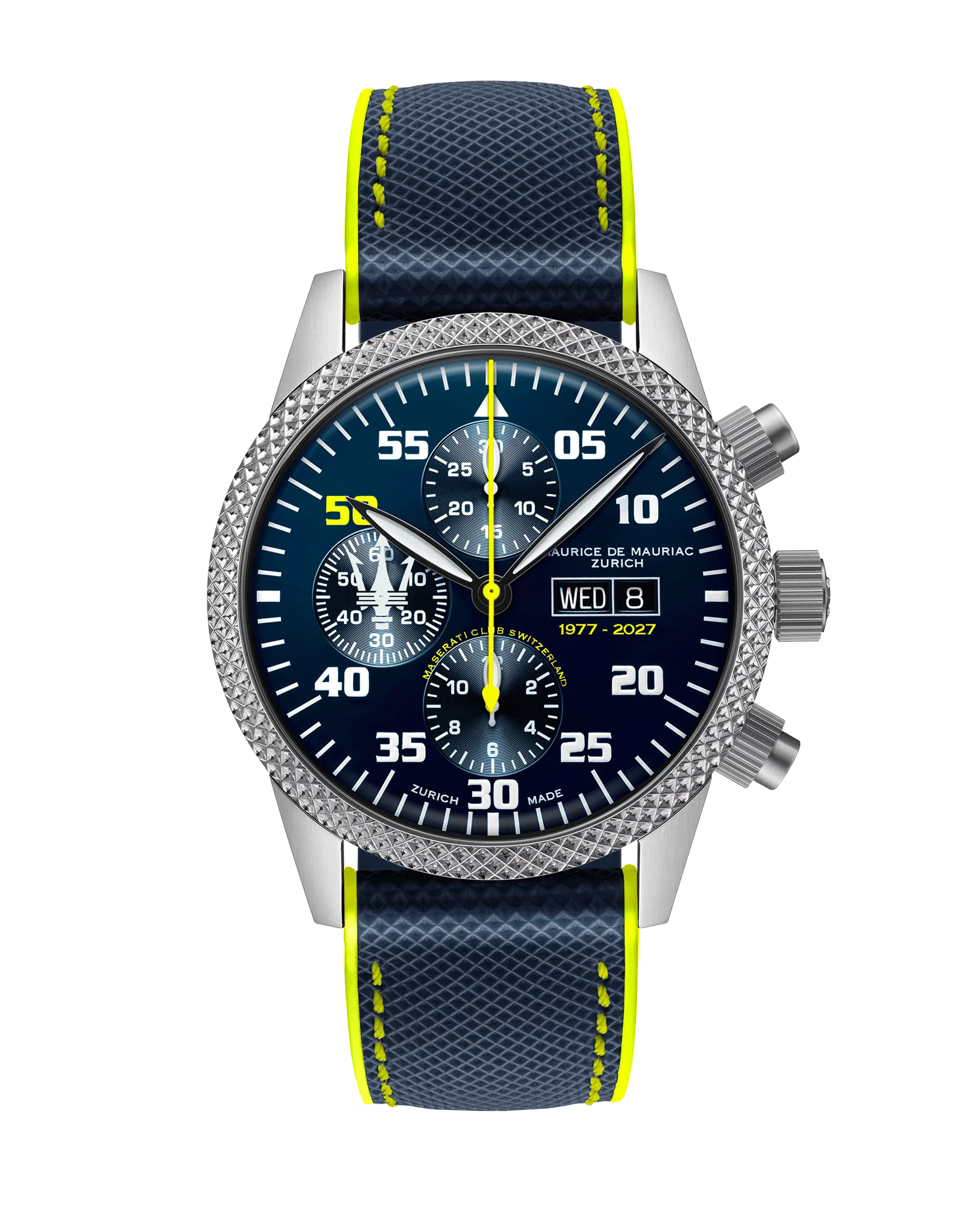 Chrono Modern “Maserati Club Switzerland” Jubilee Edition Gelb