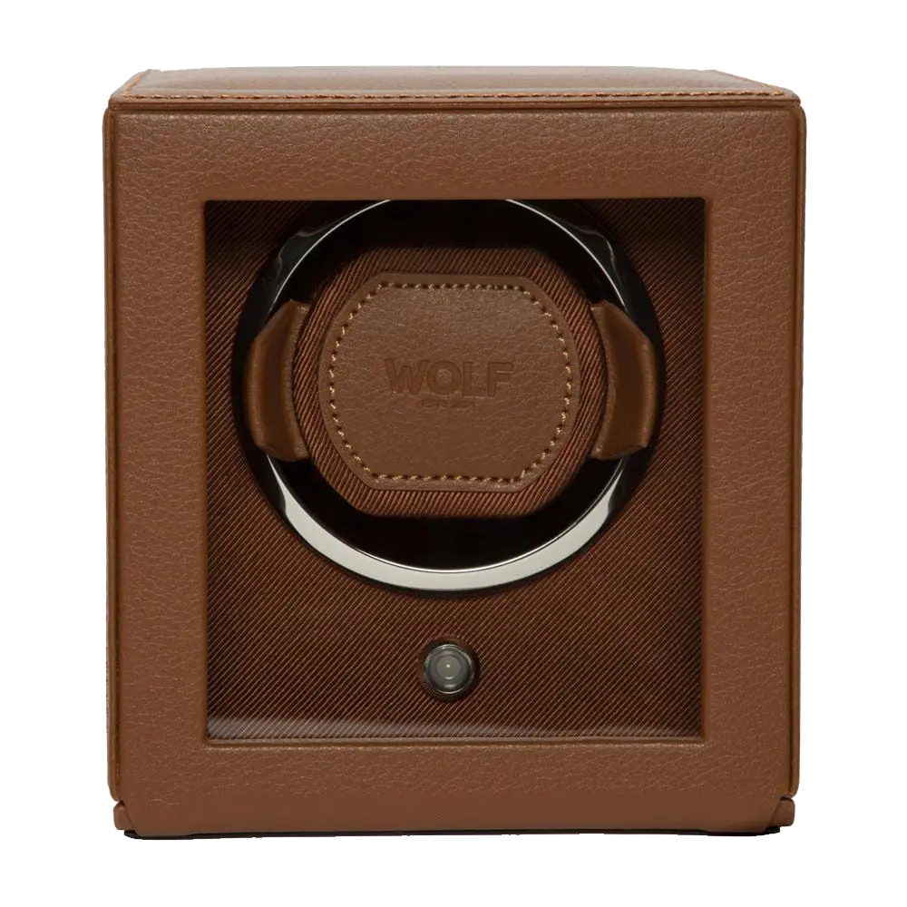 Single Uhrenbeweger Cognac