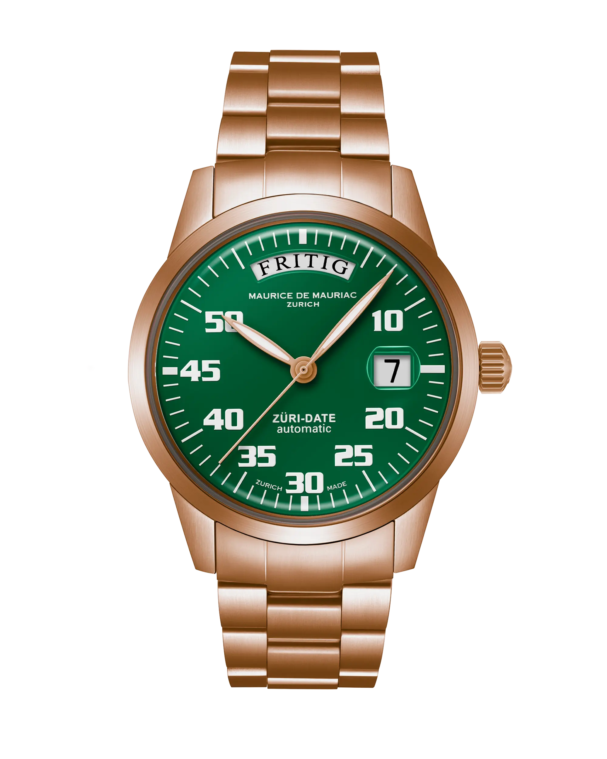 Automatic Modern: „Züri Date“ Bronze Grün