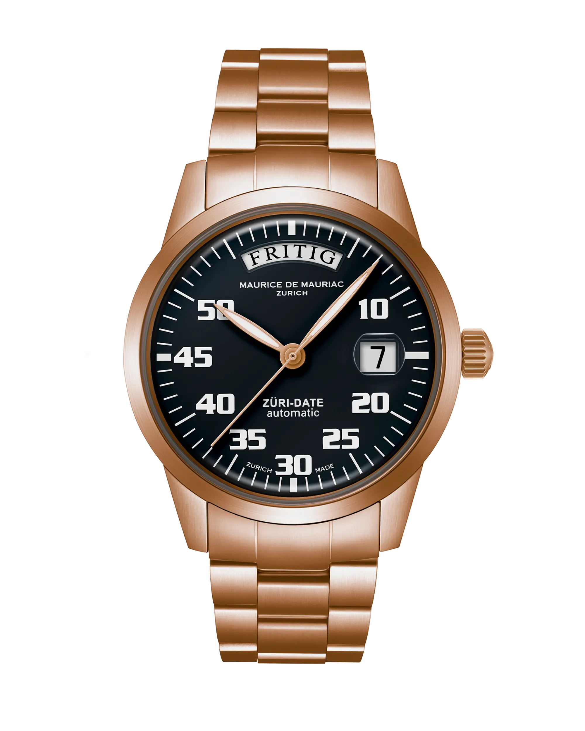 Automatic Modern: „Züri Date“ Bronze Schwarz