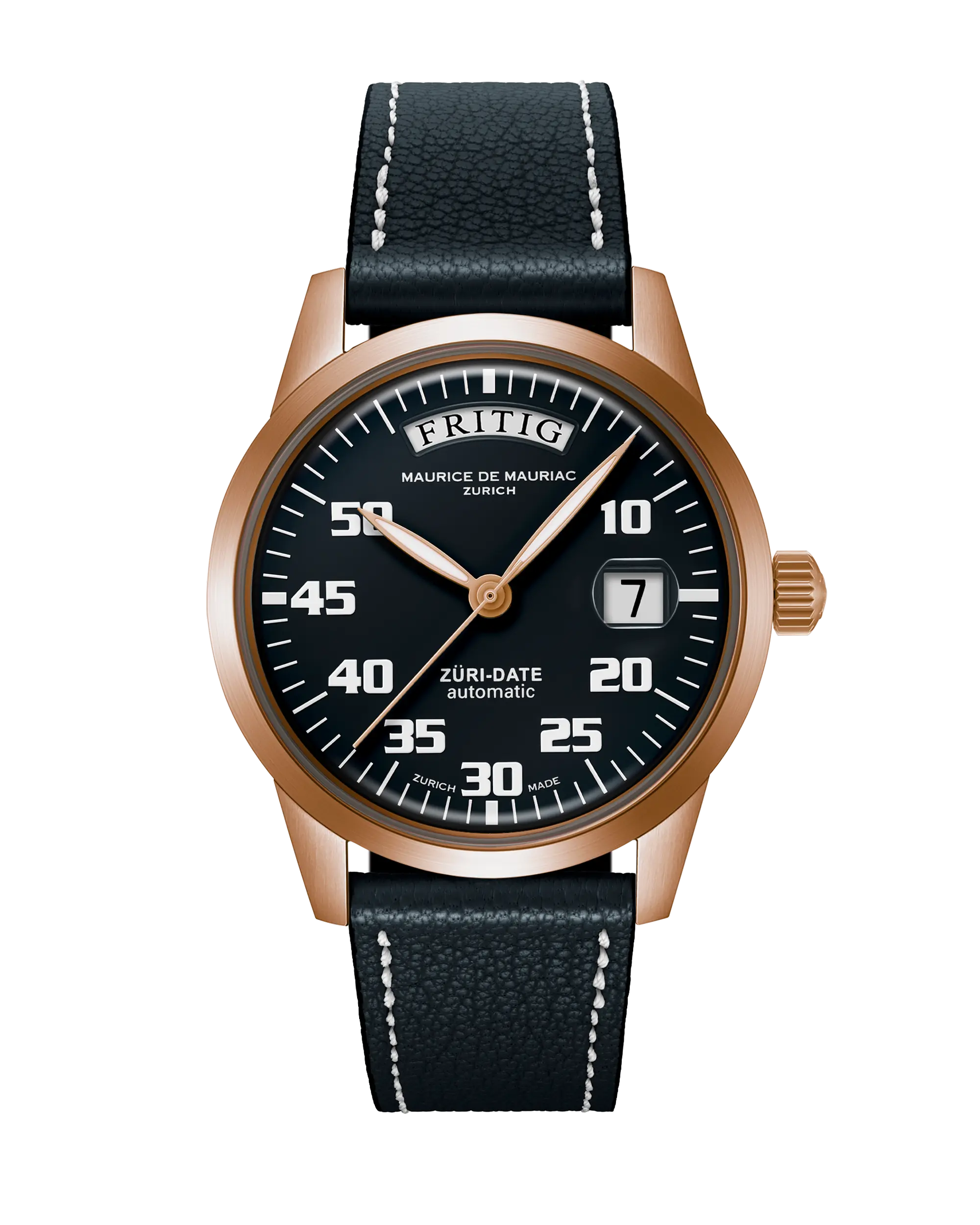 Automatic Modern: „Züri Date“ Bronze Schwarz