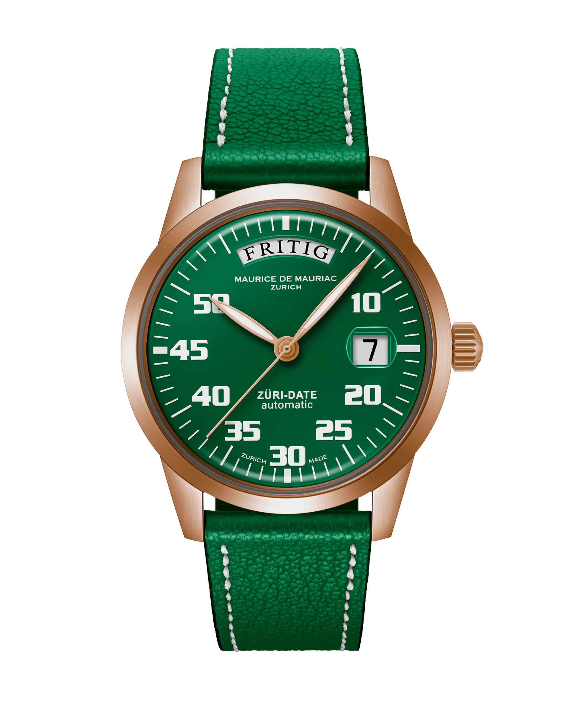 Automatic Modern: „Züri Date“ Bronze Grün