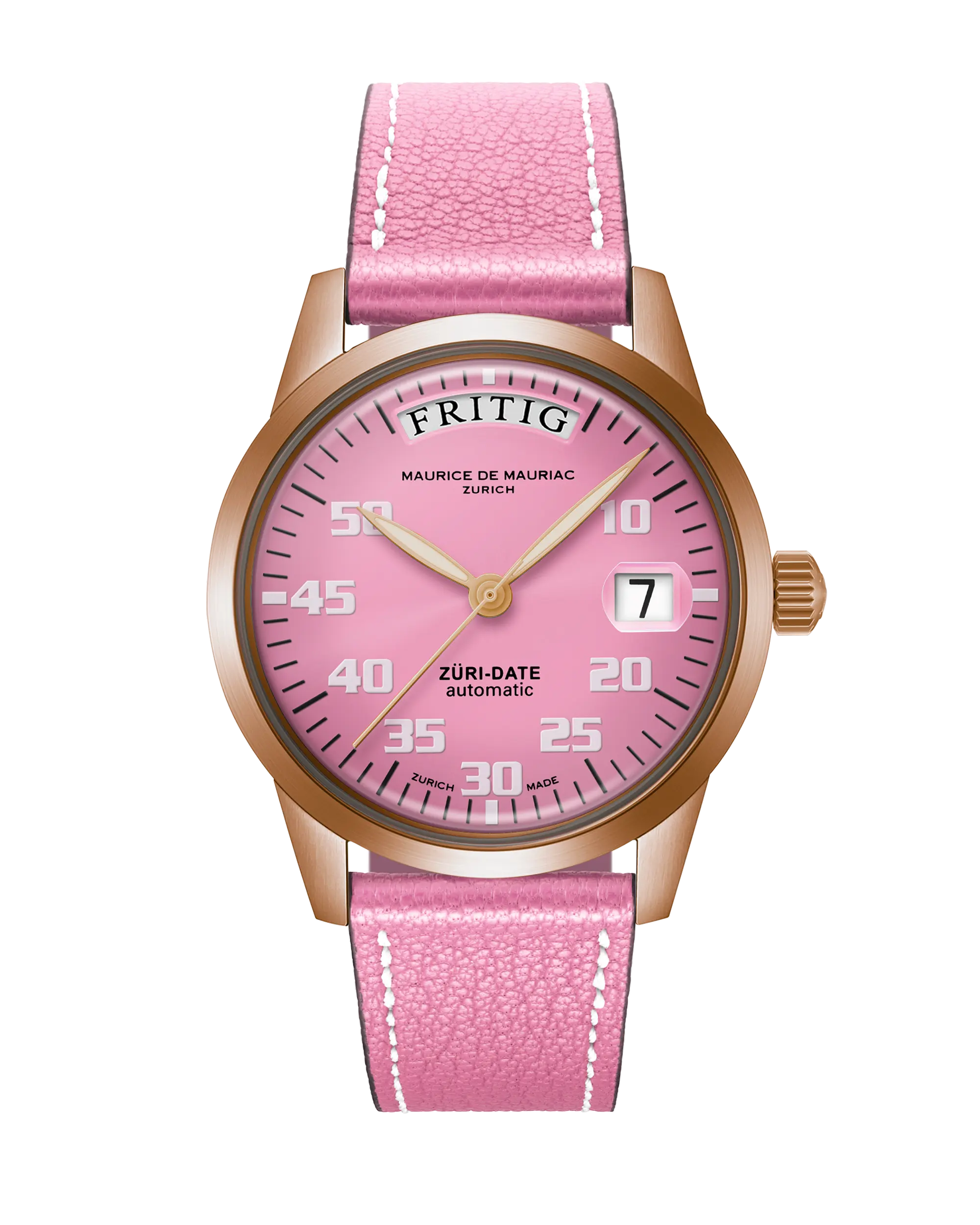 Automatic Modern: „Züri Date“ Bronze Cherry Blossom